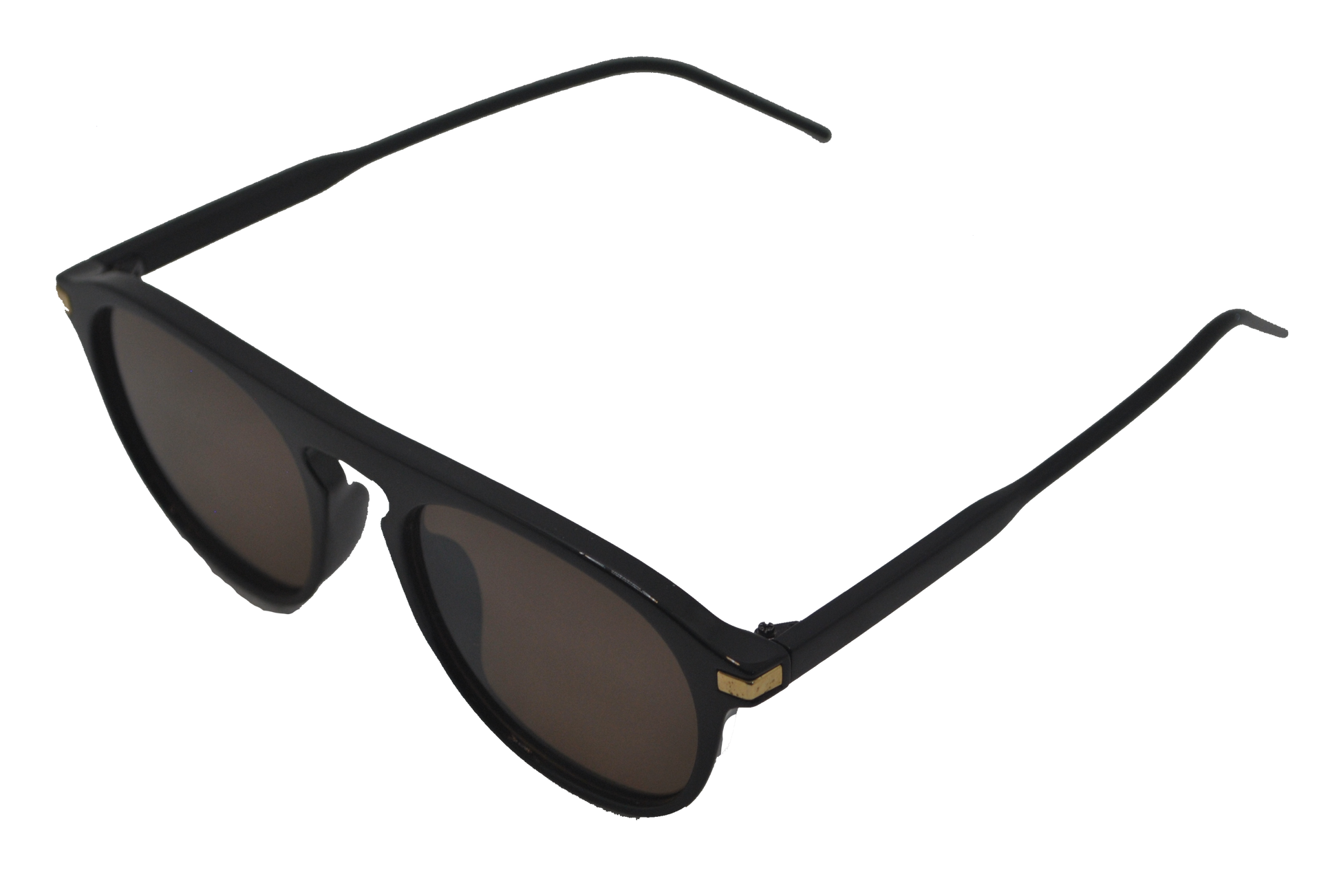 Occhiali da sole unisex polarizzati neri Larsen