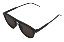 Occhiali da sole unisex polarizzati neri Larsen