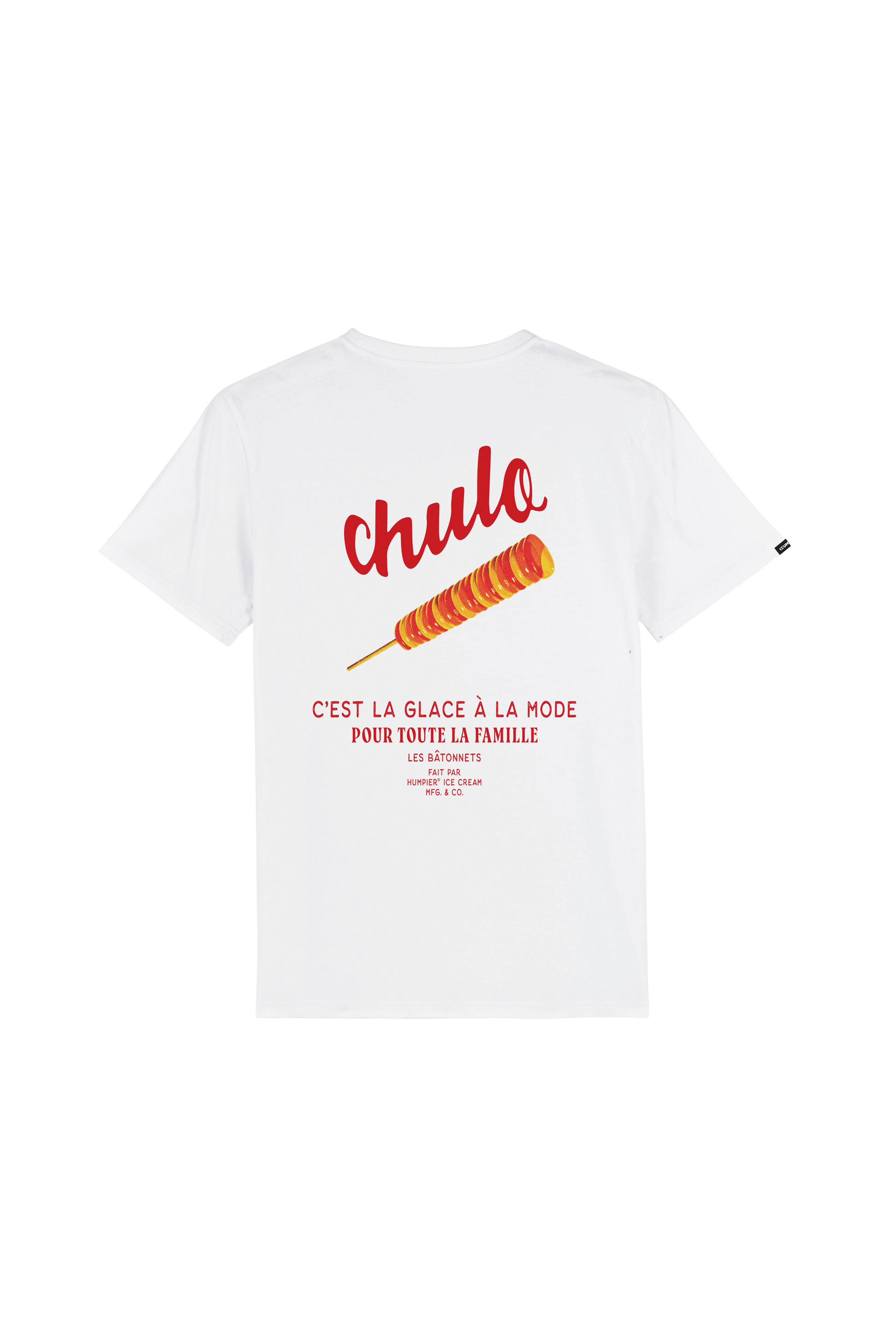 T-shirt Pirulo in cotone biologico con stampa