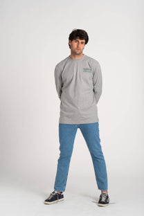 T-shirt grigia a maniche lunghe Humpier Classics