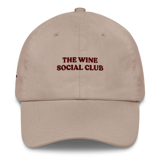 Cappellino da baseball The Wine Social Club ricamato