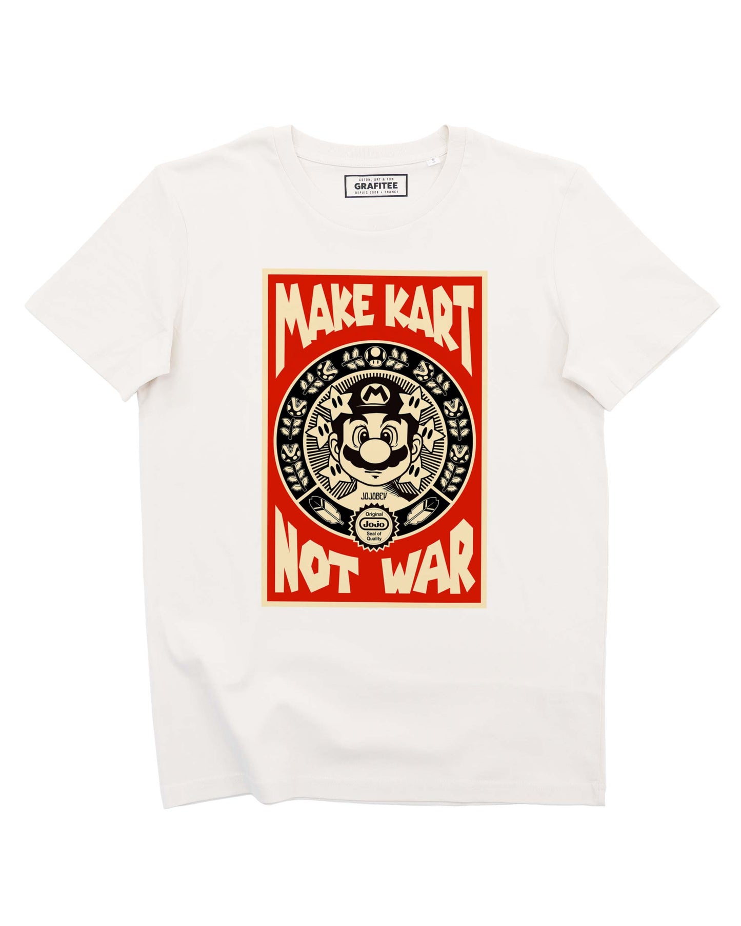 T-shirt unisex Mario Make Kart con stampa videogame