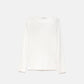 Maglione in maglia rasata con girocollo