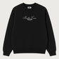 Felpa oversize unisex nera con ricamo Bendita Locura
