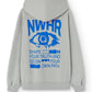 Felpa oversize con zip El Ojo in cotone biologico