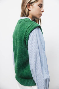 Gilet in maglia strutturata