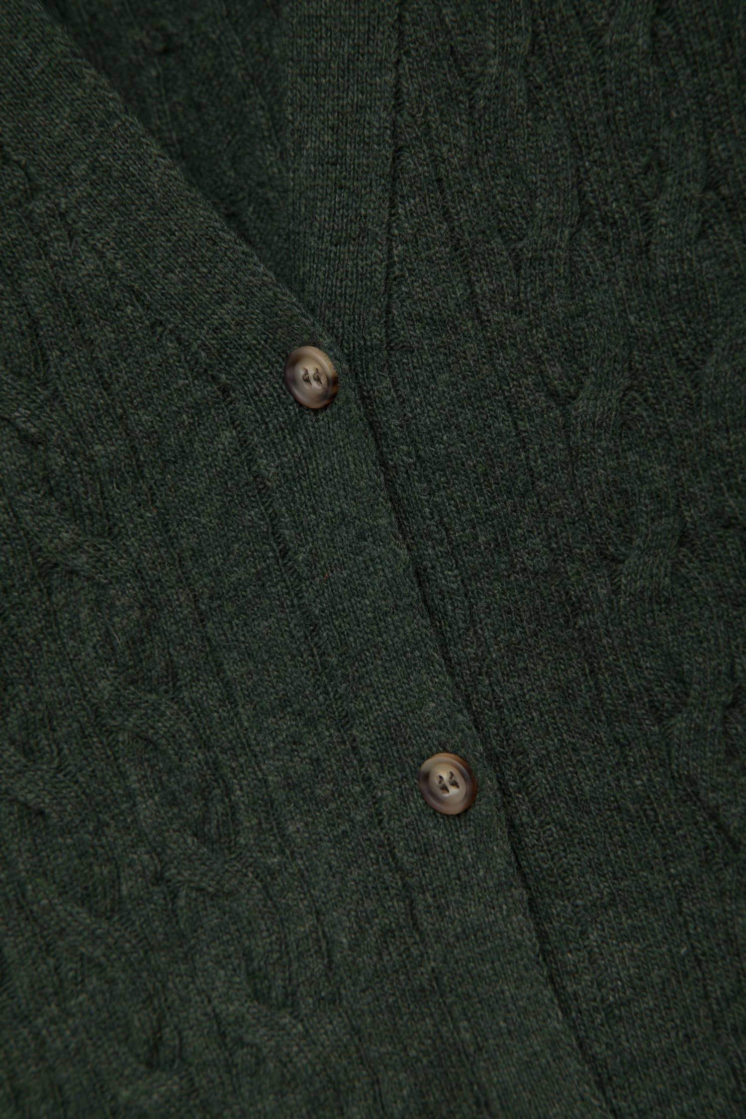 Cardigan in maglia strutturata con scollo a V