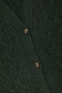 Cardigan in maglia strutturata con scollo a V