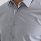 Camicia comfort grigia facile da stirare