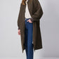 Cappotto leggero lungo con zip