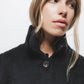 Cappotto lungo minimal con colletto classico
