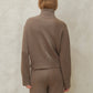 Maglione dolcevita in misto cashmere