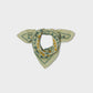 Foulard in cotone biologico Romane verde