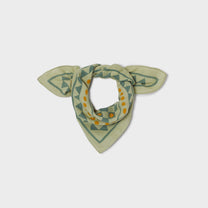 Foulard in cotone biologico Romane verde