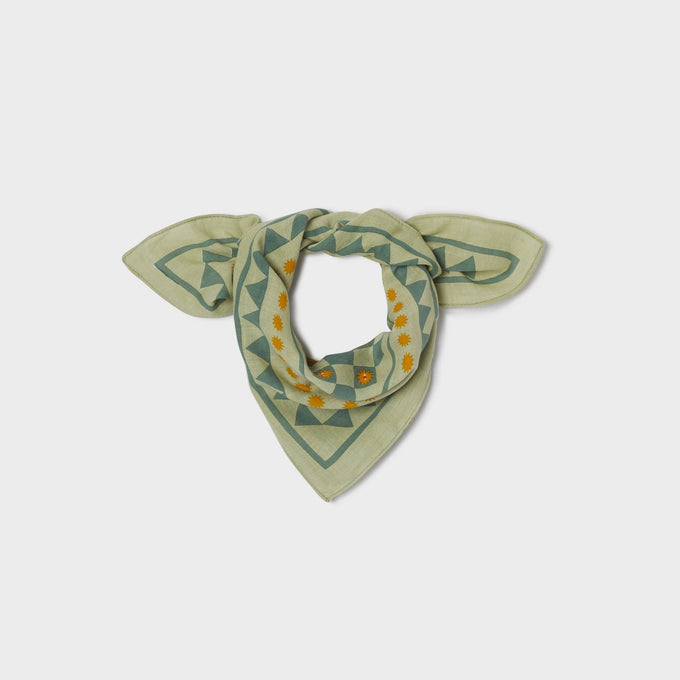 Foulard in cotone biologico Romane verde