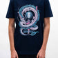 T-shirt unisex Haku e Drago con stampa giapponese