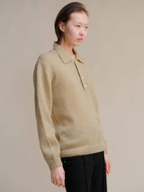 Polo in misto mohair