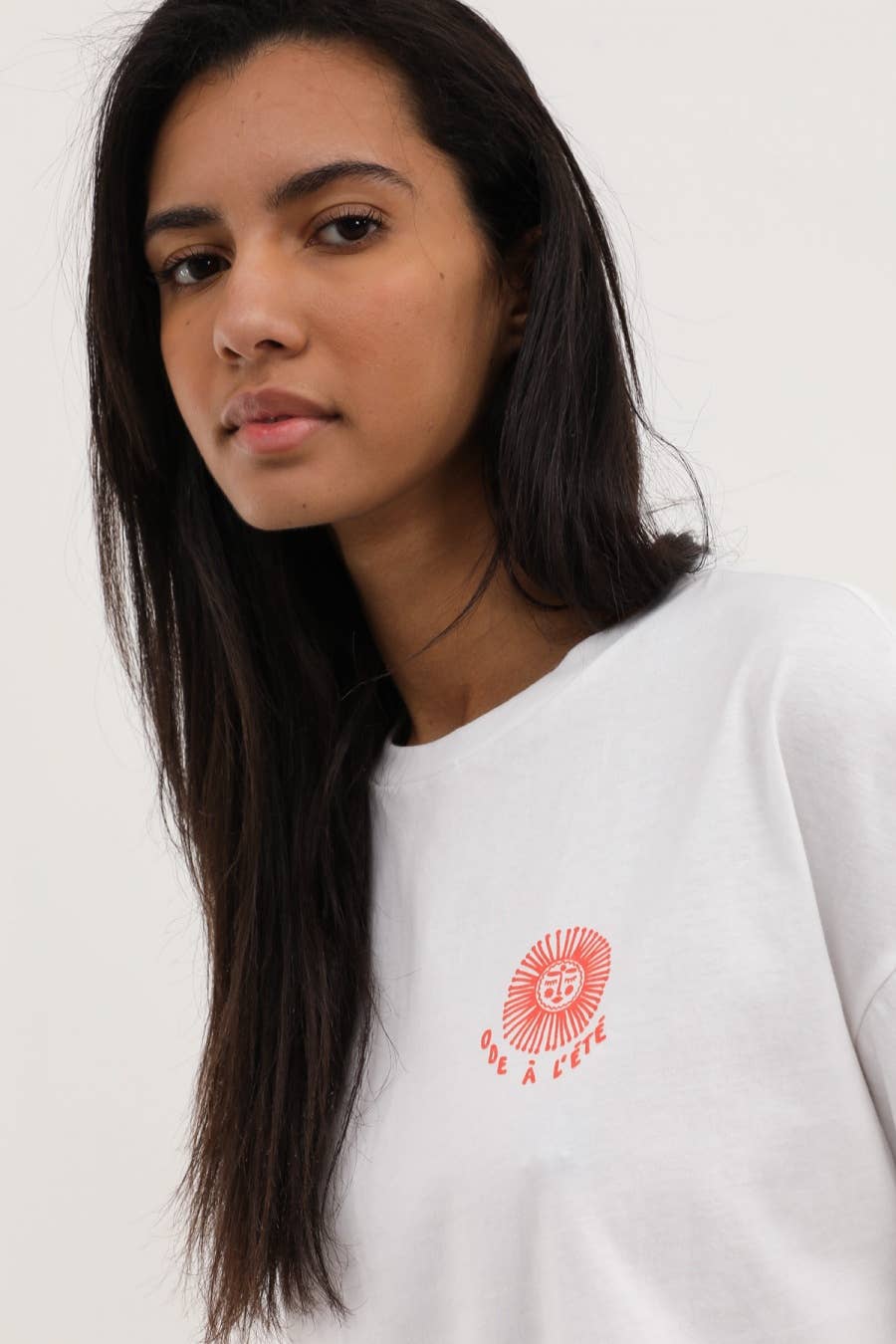 T-shirt Tunis con stampa estiva