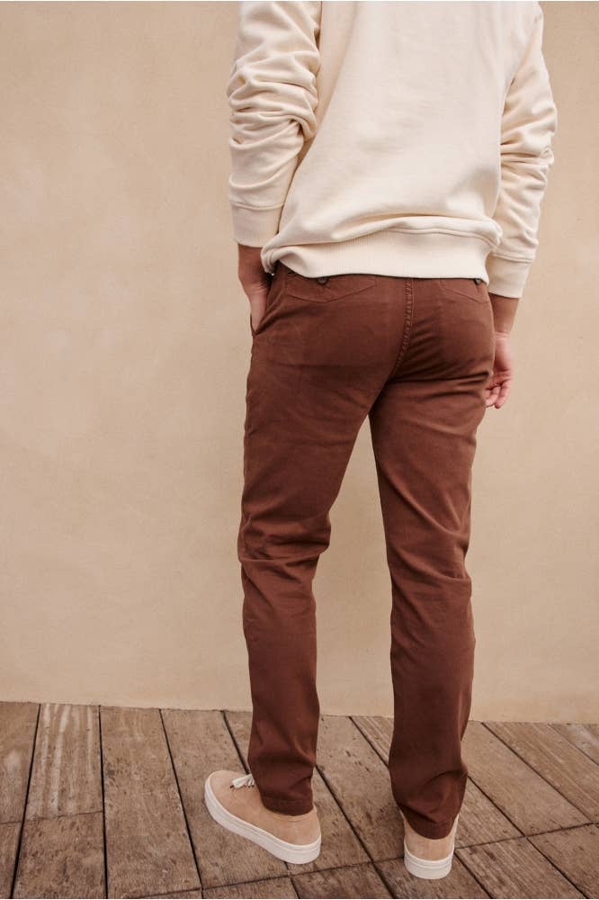 Pantaloni chino slim Joe Brown