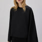 Camicia oversize minimal nera