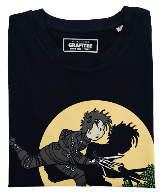 T-shirt Grafica Tintin The Adventures of Edward in Cotone Biologico