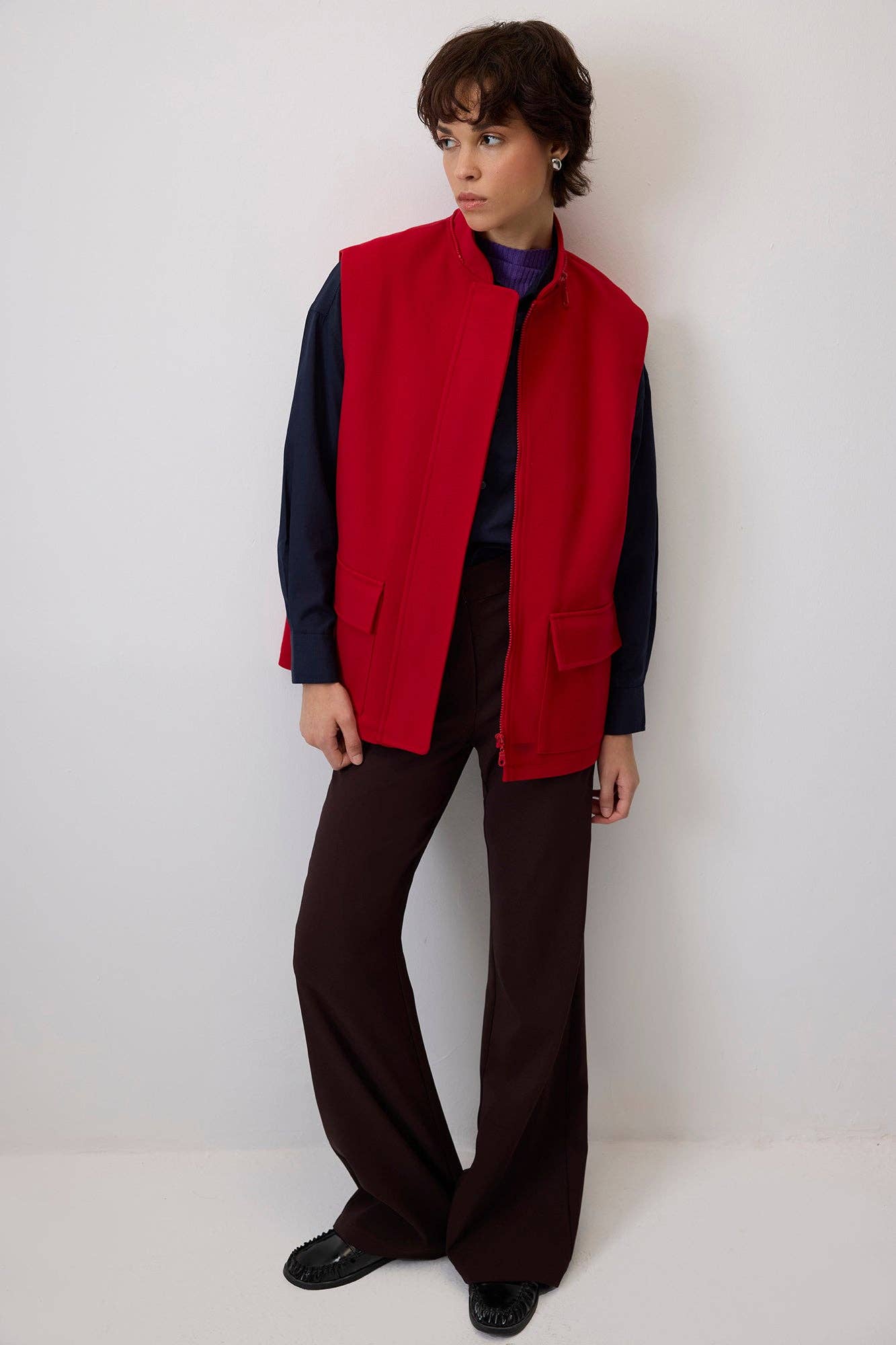 Gilet con cappuccio Cachet
