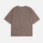 T-shirt oversize pesante in cotone biologico pigment-dyed Brindle