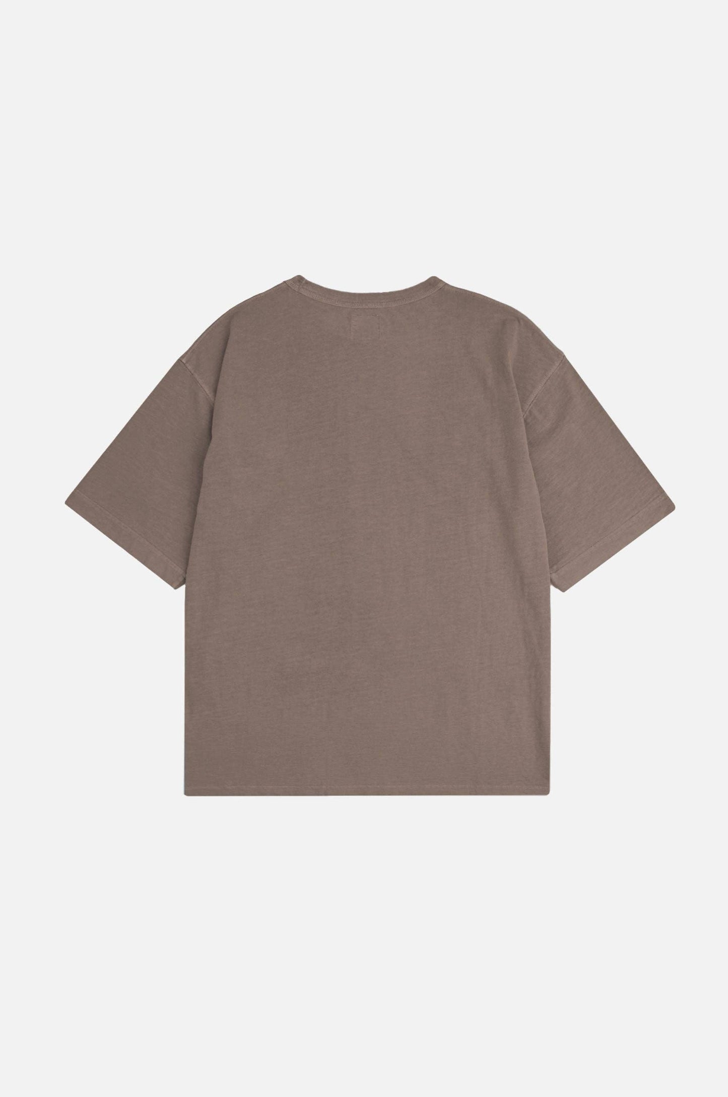 T-shirt oversize pesante in cotone biologico pigment-dyed Brindle