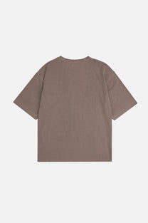 T-shirt oversize pesante in cotone biologico pigment-dyed Brindle
