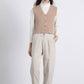 Pantaloni in velluto a coste con chiusura a clip