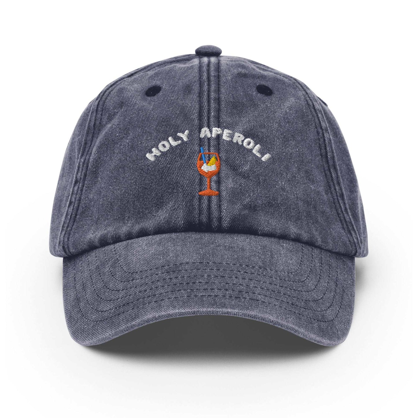 Cappellino vintage Holy Aperoli ricamato