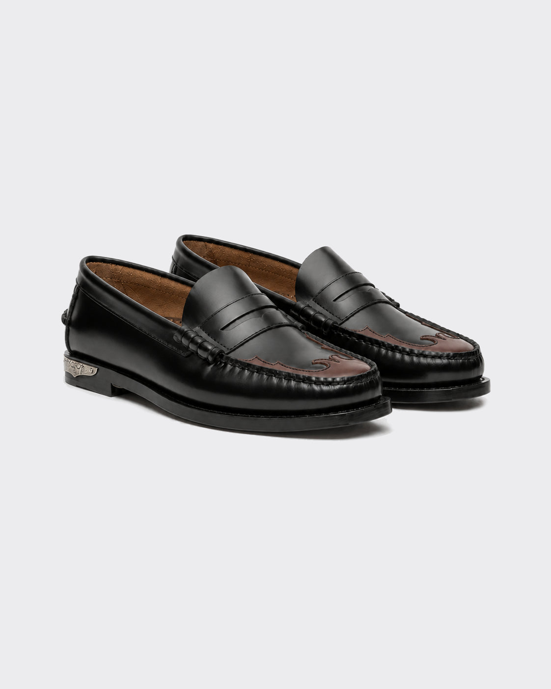 Mocassino Dan Scarabeo Nero/Burgundy