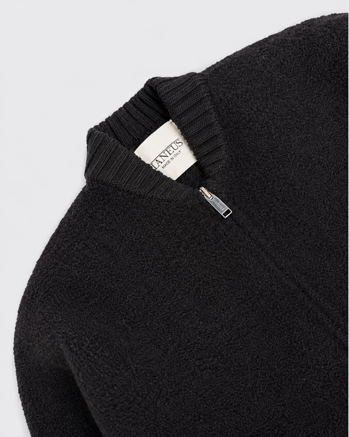 Bomber Over In Maglia Nero