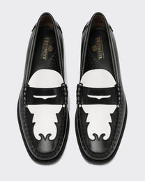 Mocassino Dan Scarabeo Nero/Bianco