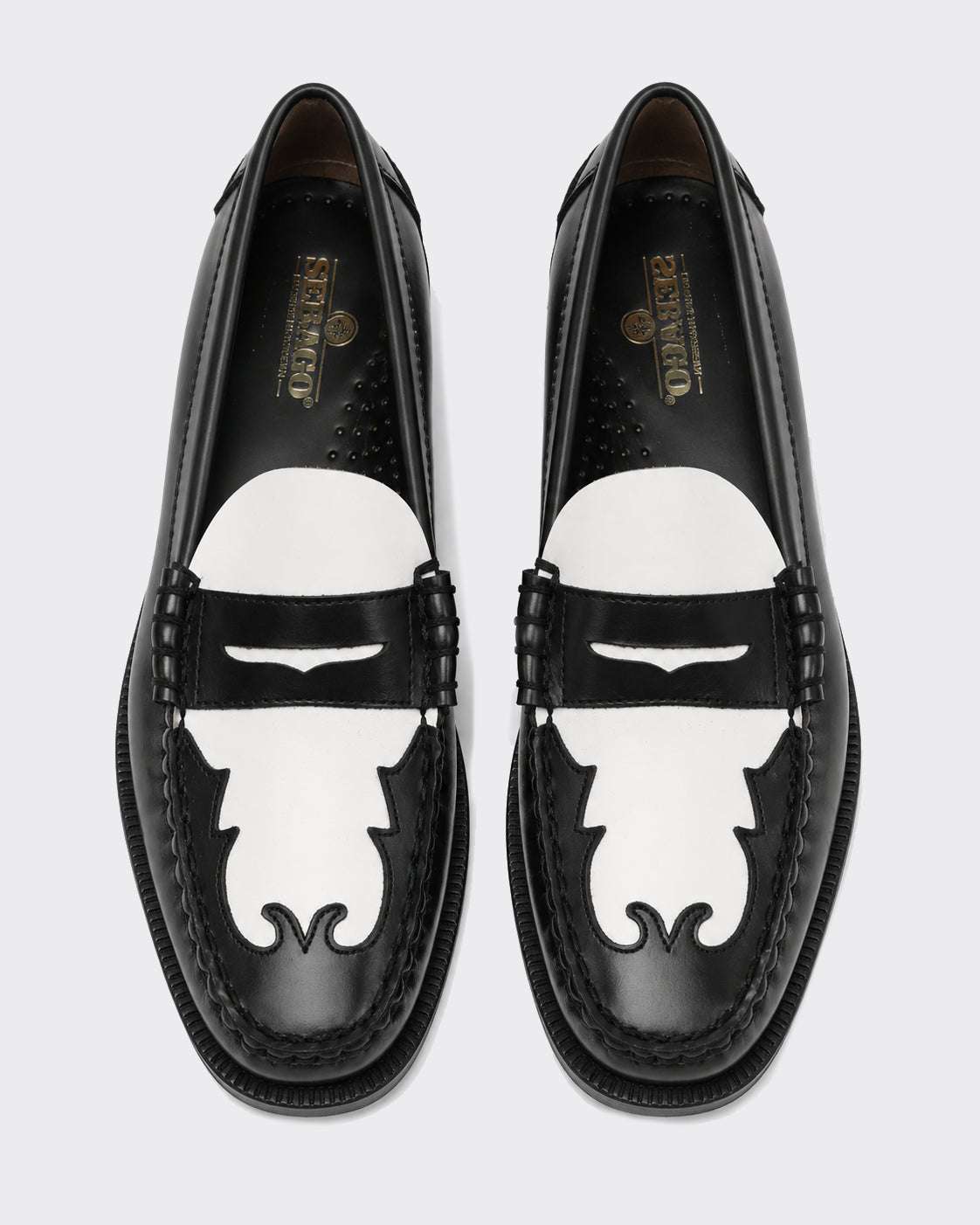 Mocassino Woman Dan Scarabeo Nero/Bianco