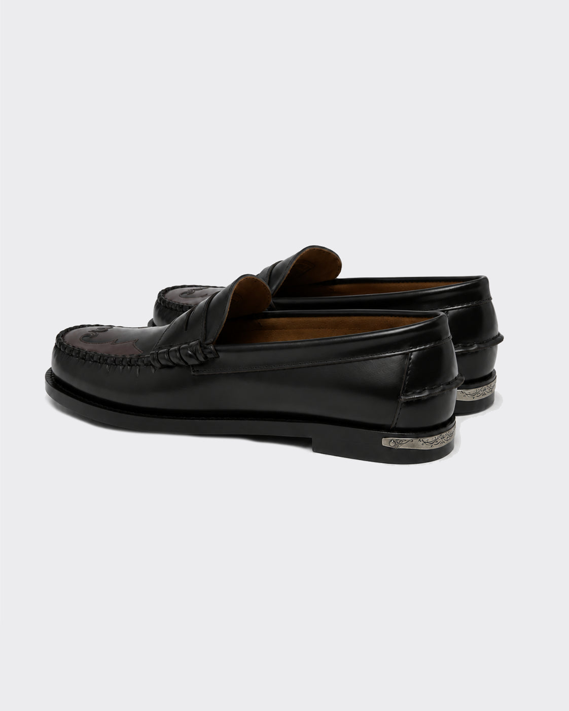 Mocassino Woman Dan Scarabeo Nero/Burgundy