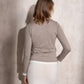 Maglione a maglia girocollo bicolore