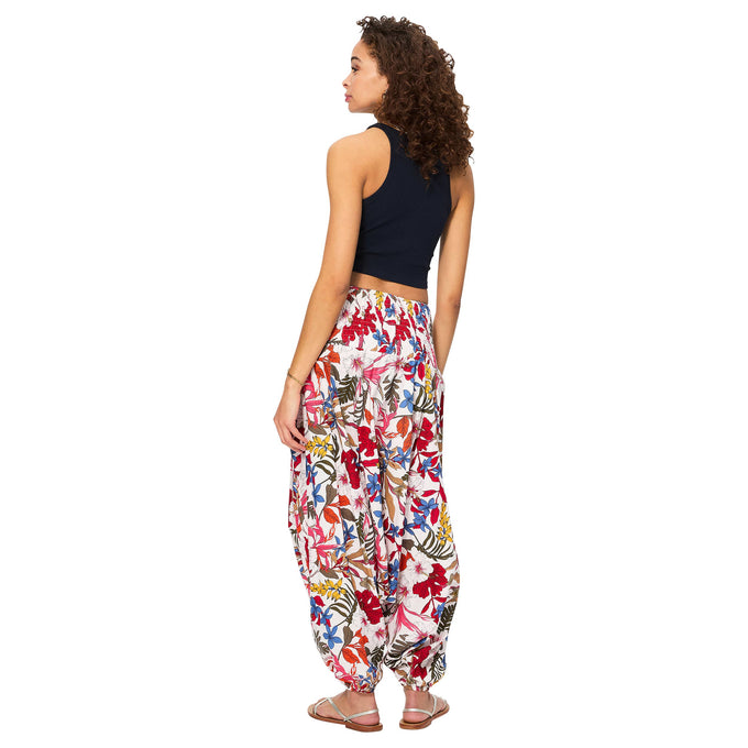 Pantaloni harem estivi sarouel 3 in 1 in cotone stampato