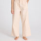Pantaloni Thilde in popeline di cotone biologico grigio fumo