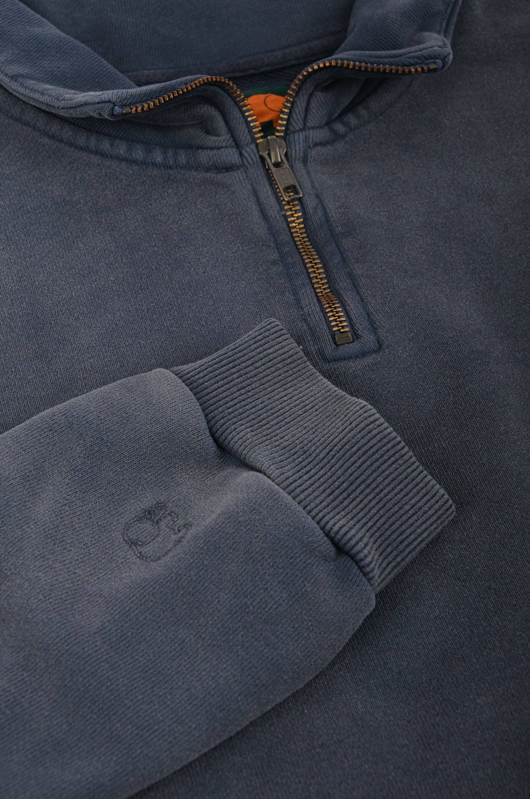 Maglione oversize super heavy con zip a quarto Total Eclipse