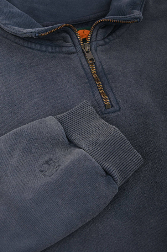 Maglione oversize super heavy con zip a quarto Total Eclipse