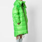 Parka lungo oversize con logo