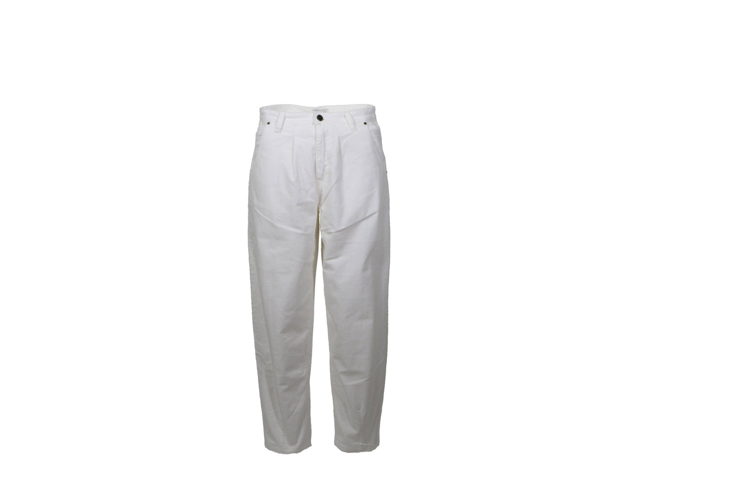 Pantaloni in bombazine con risvolti