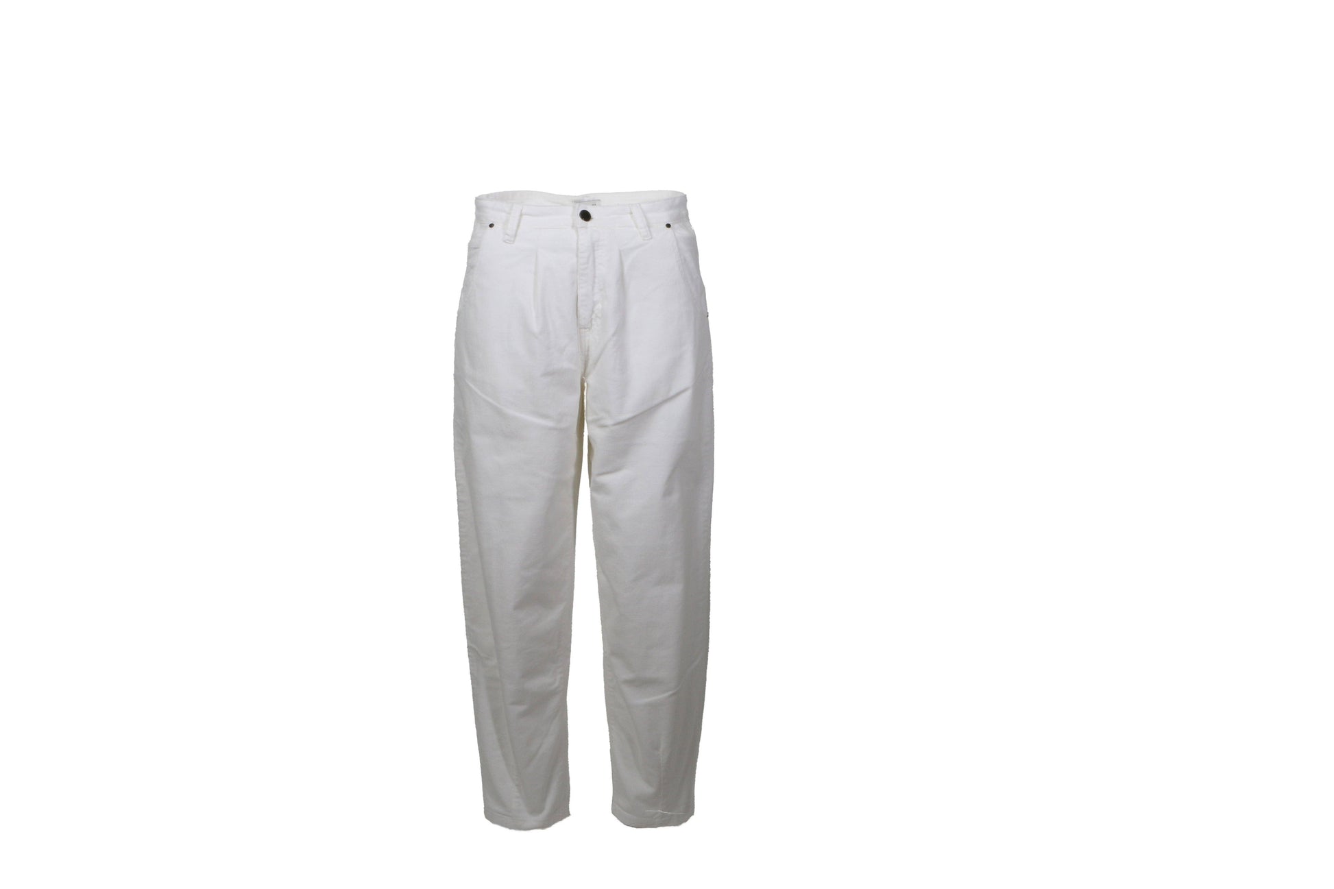 Pantaloni in bombazine con risvolti