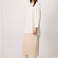 Camicia oversize ecrù a vestibilità comoda