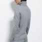 Maglione a collo alto in maglia rasata