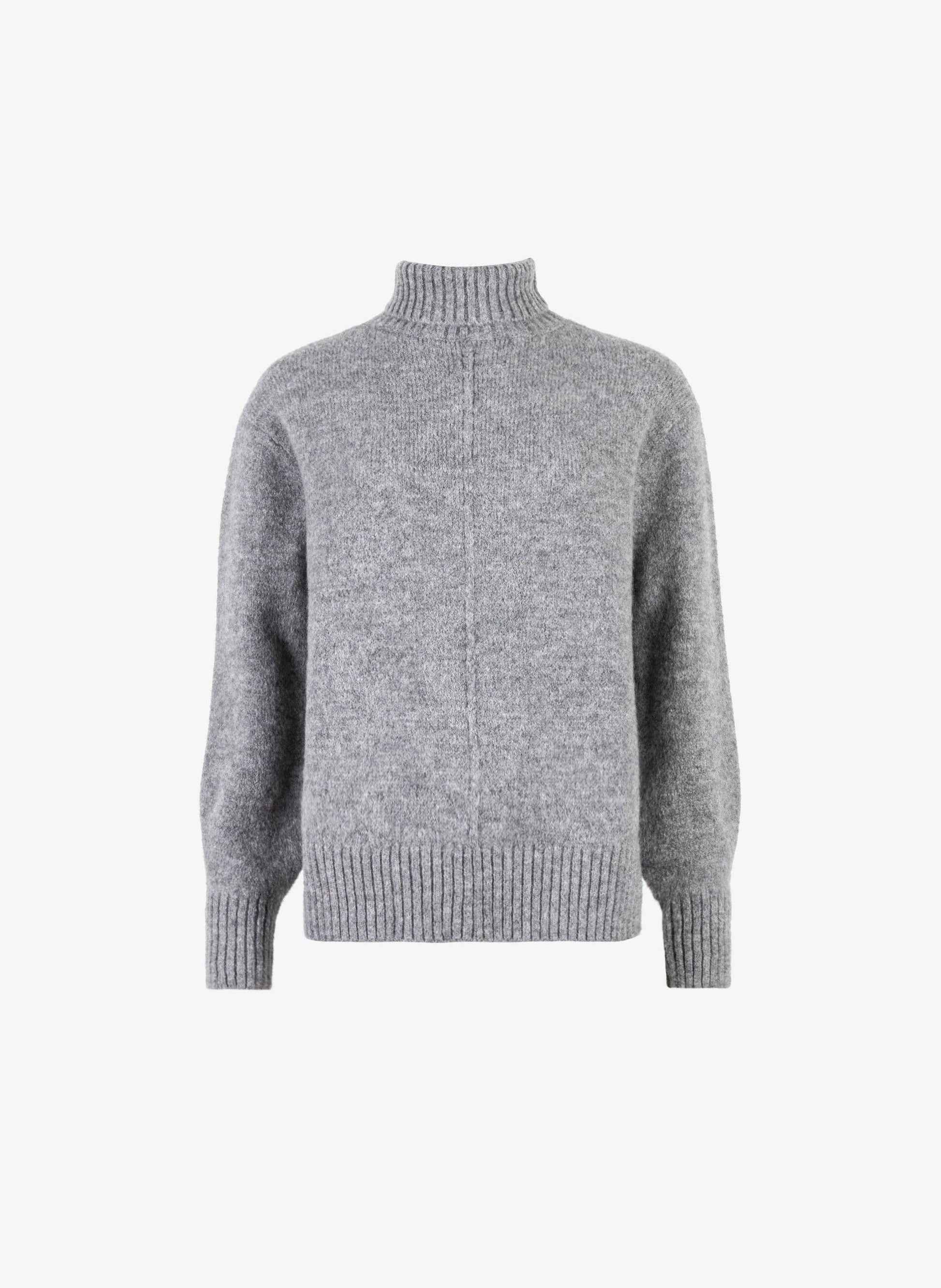 Maglione dolcevita LIPY grigio mélange