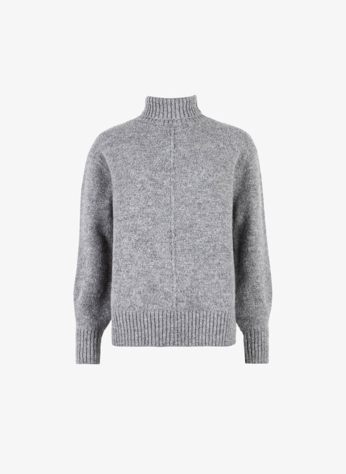 Maglione dolcevita LIPY grigio mélange