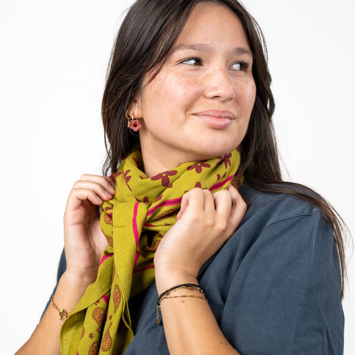 Foulard Hélène in cotone biologico