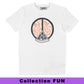 T-shirt unisex Make Pizza Not War in cotone biologico